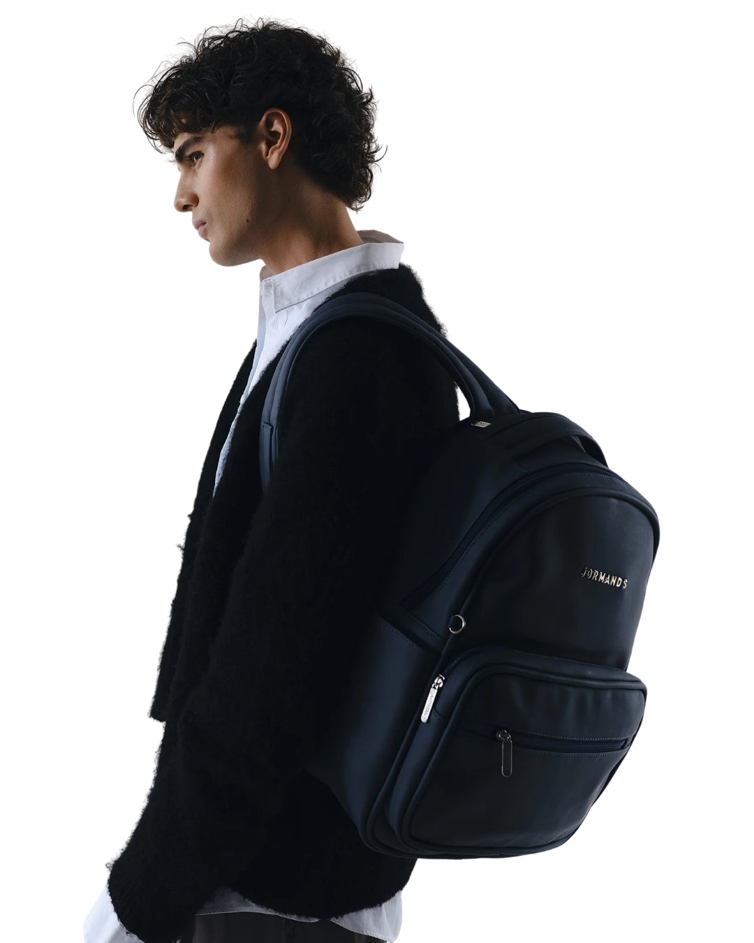 DARK BLUE STAMP BACKPACK