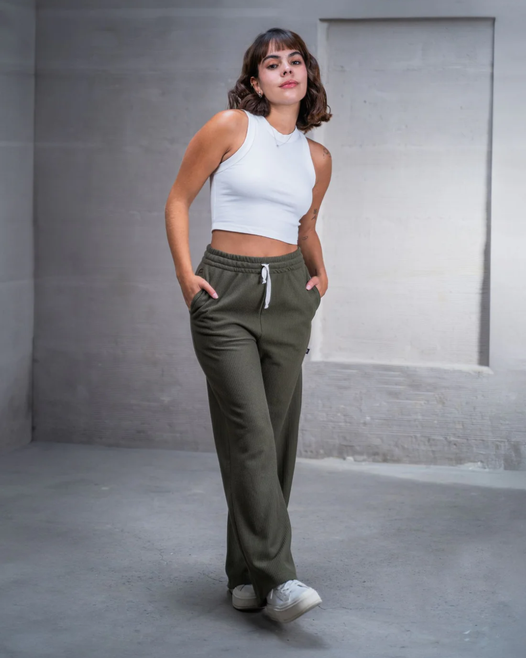 PANTALON GRID VERDE - CIAMPINO