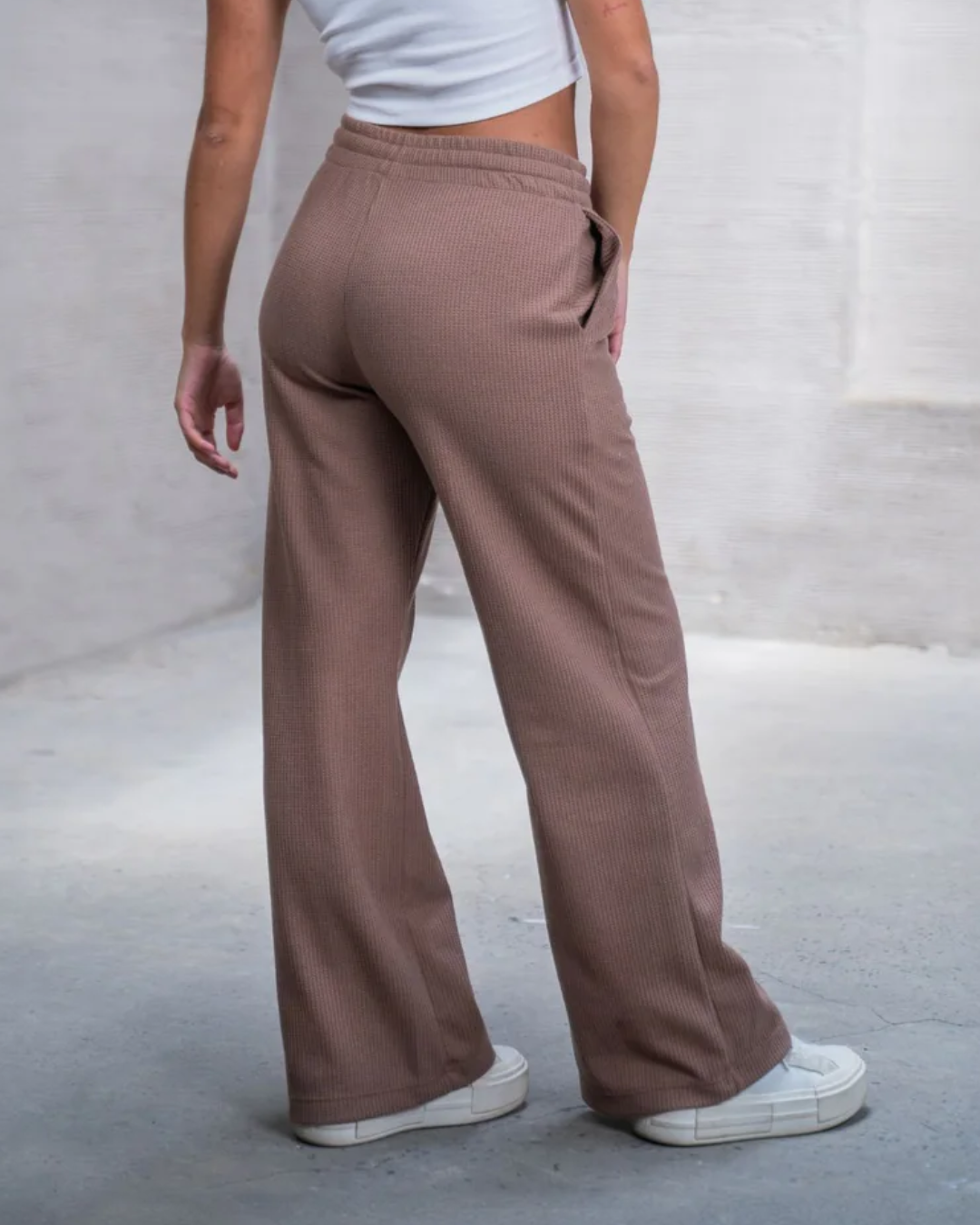 PANTALON GRID CAFÉ - CIAMPINO