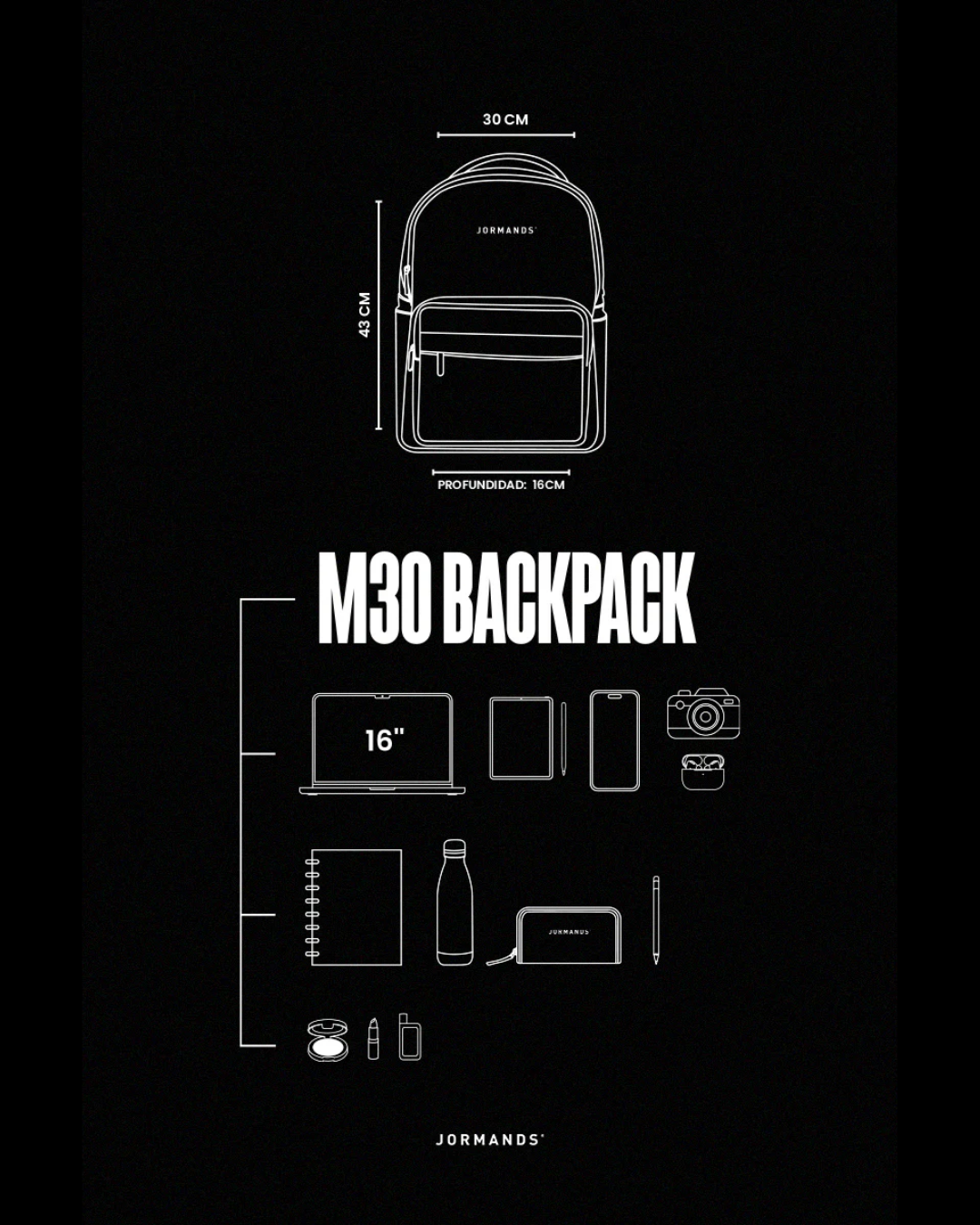 DARK BLUE BACKPACK
