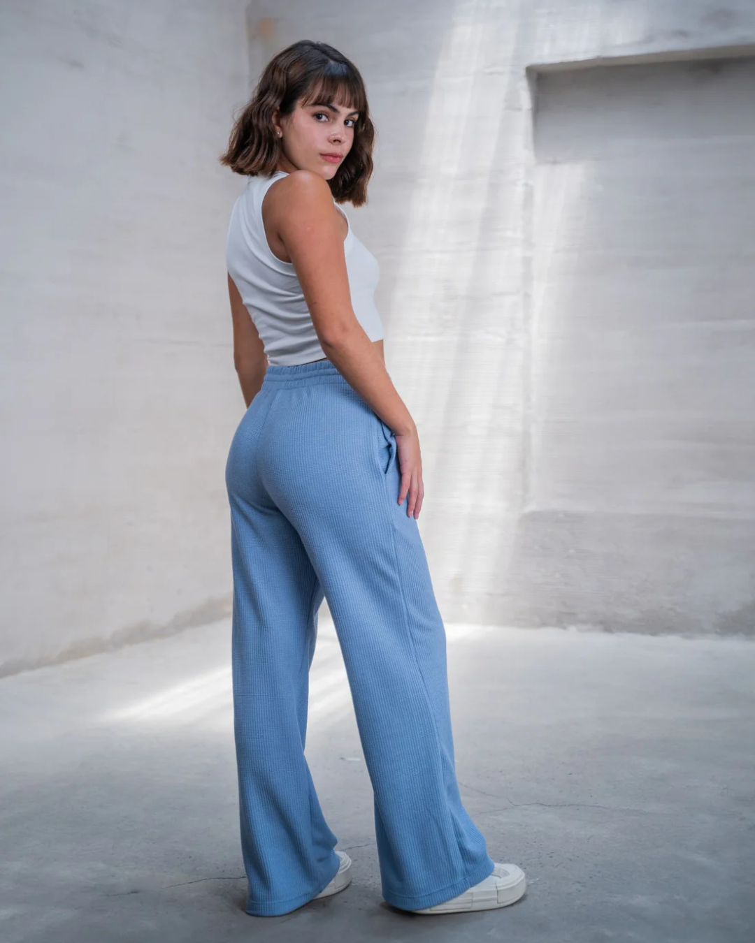 PANTALON GRID AZUL - CIAMPINO