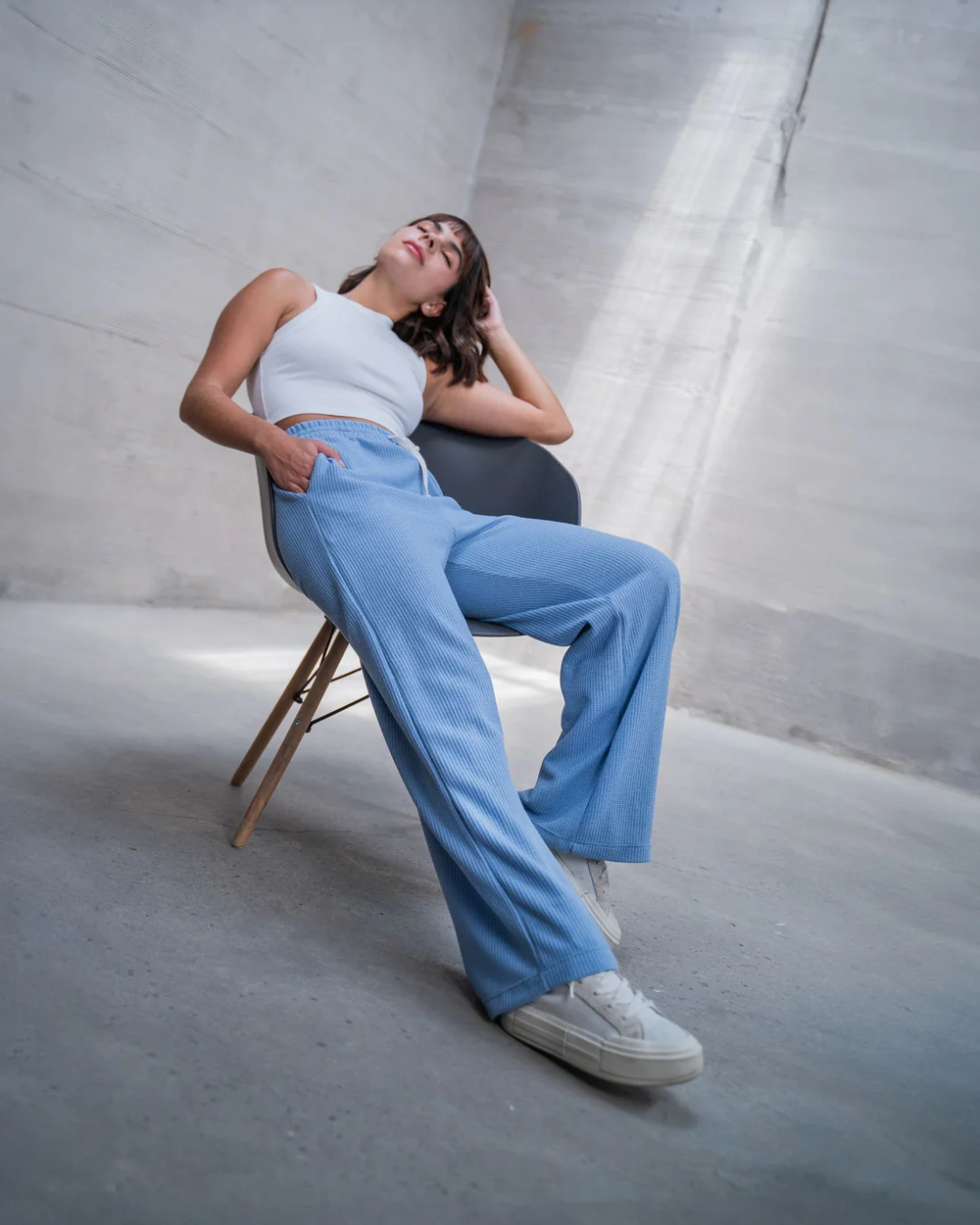PANTALON GRID AZUL - CIAMPINO
