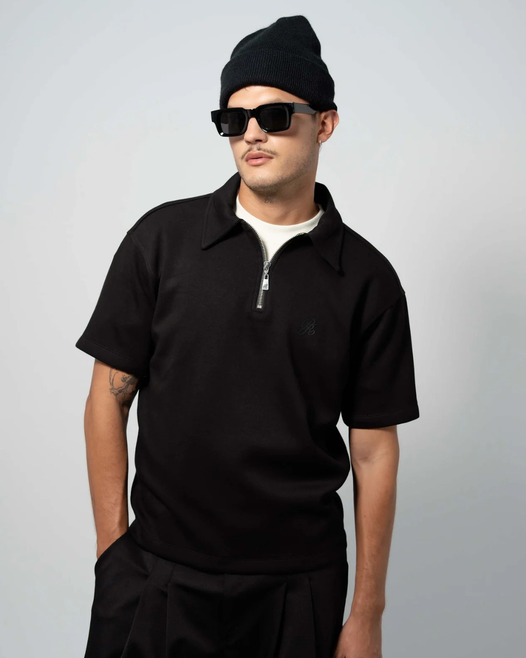 STILL HUNGRY BLACK POLO