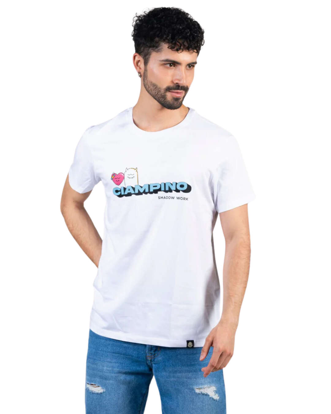 SHADOW WORK T-SHIRT / BLANCO - CIAMPINO