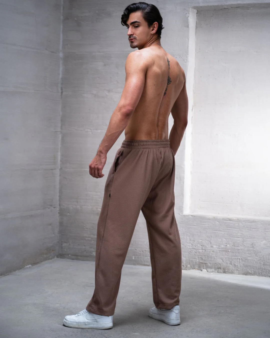 PANTALON GRID CAFÉ - CIAMPINO