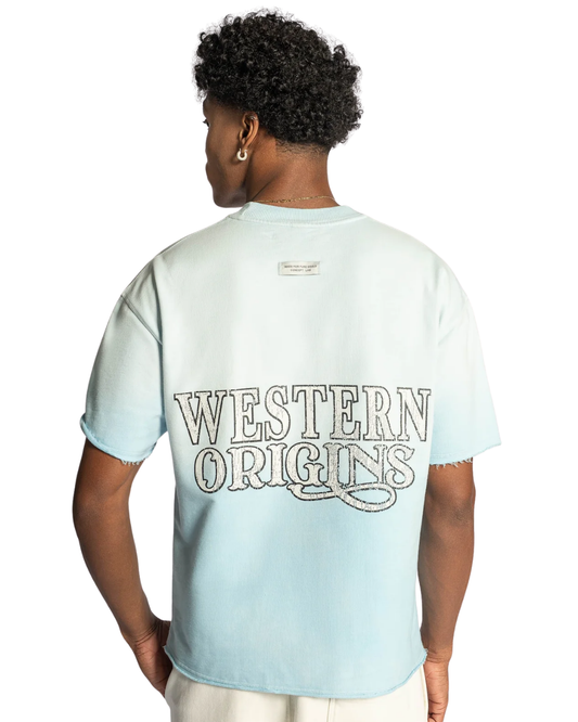 BEFORE THE WEST AZUL T-SHIRT