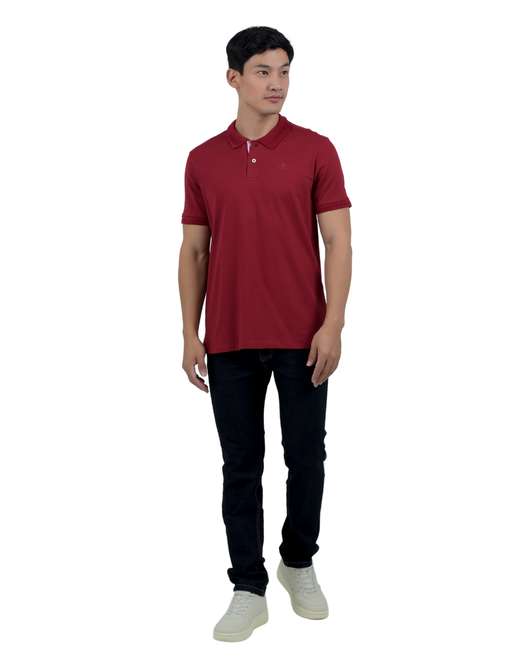POLO BASICA VINOTINTO - BLUE INC