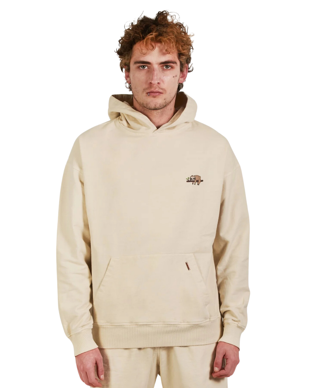 HOODIE BASIC UNISEX / CREAM - CIAMPINO