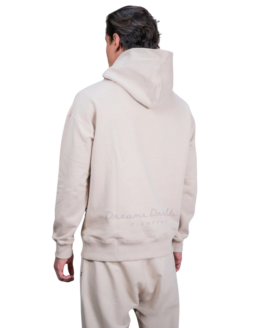 HOODIE DREAMS UNISEX / TAUPE - CIAMPINO