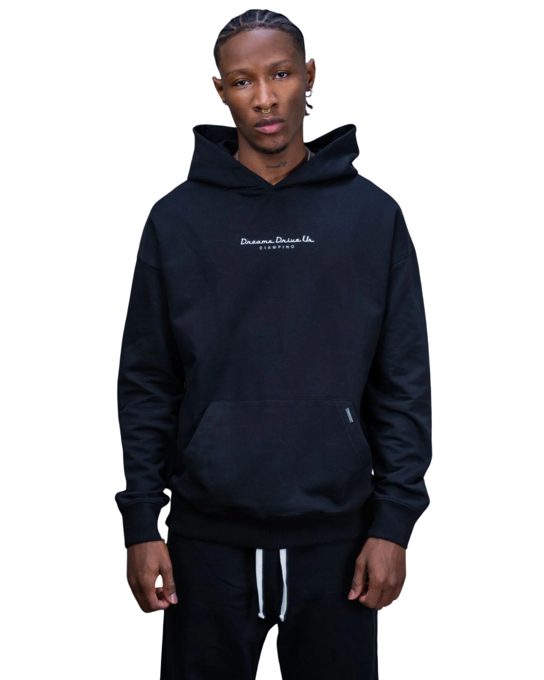 HOODIE DREAMS UNISEX / NEGRO (B) - CIAMPINO