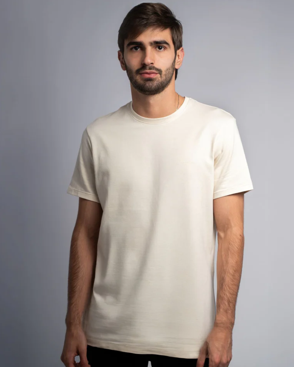 CAMISETA CLASICA CREMA