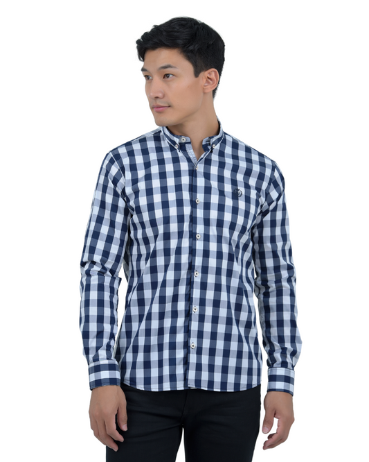 CAMISA CUADROS - BLUE INC